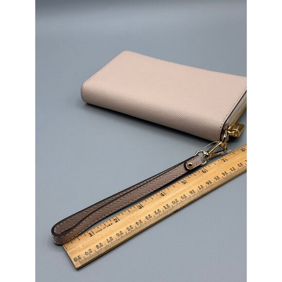 Michael Kors Jet Set Soft Pink Large Flat Multifunction Phone Case Wristlet READ - Picture 15 of 15